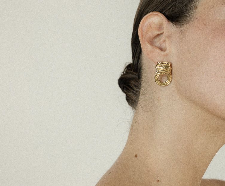 Earrings Tali gold