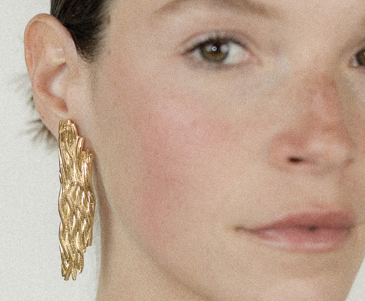 Boucles Salome doré