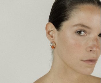 Boucles Tubik orange