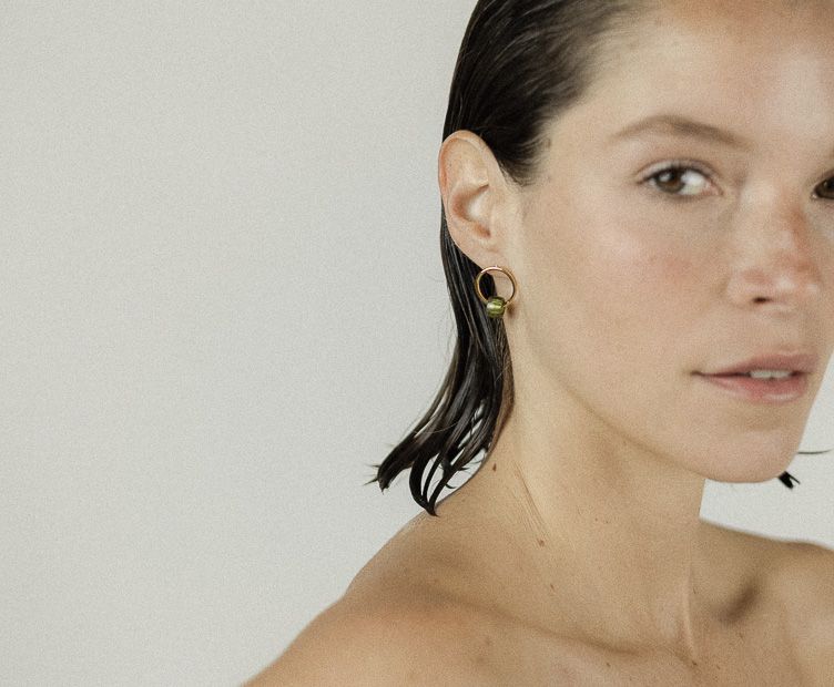 copy ofEarrings Tubik green