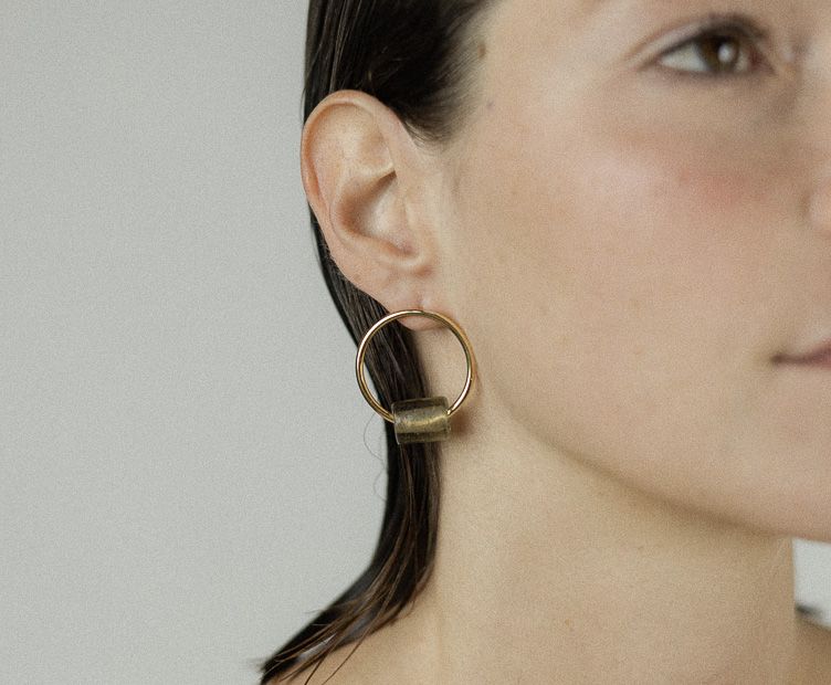 Boucles Cylindre gris