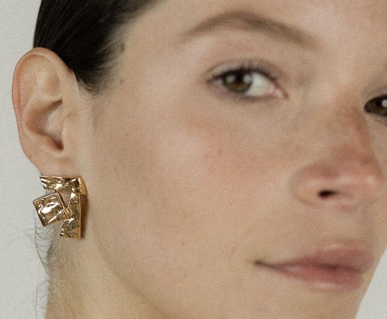 Kubista Gold Earrings
