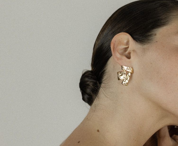 Kubista Gold Earrings