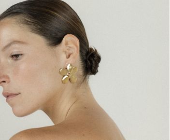 Earrings Flora gold
