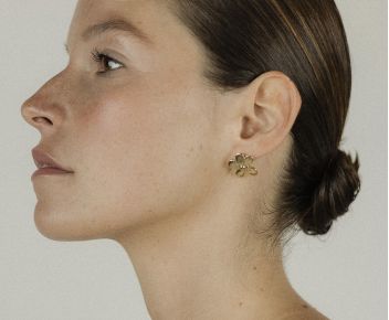 Earrings Flora gold