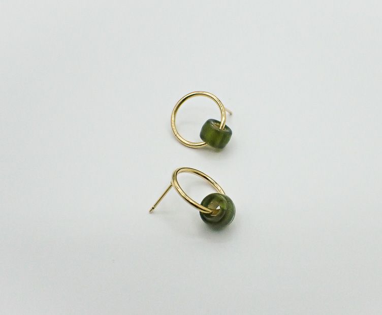Boucles Tubik verte