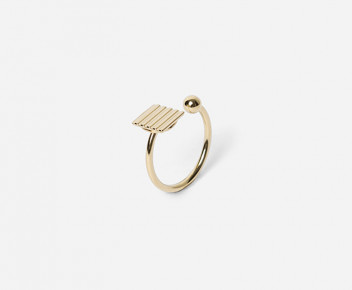 Bague Carry asymétrique