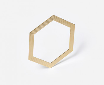Jonc Hexagone plat 01