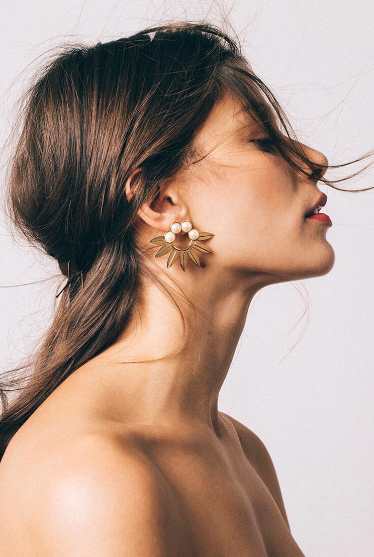 Boucles Whoopy Perles