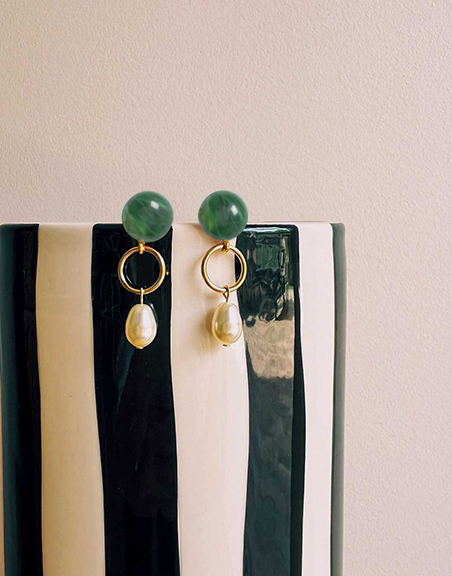 • Boucles N°04 - Vert mirage